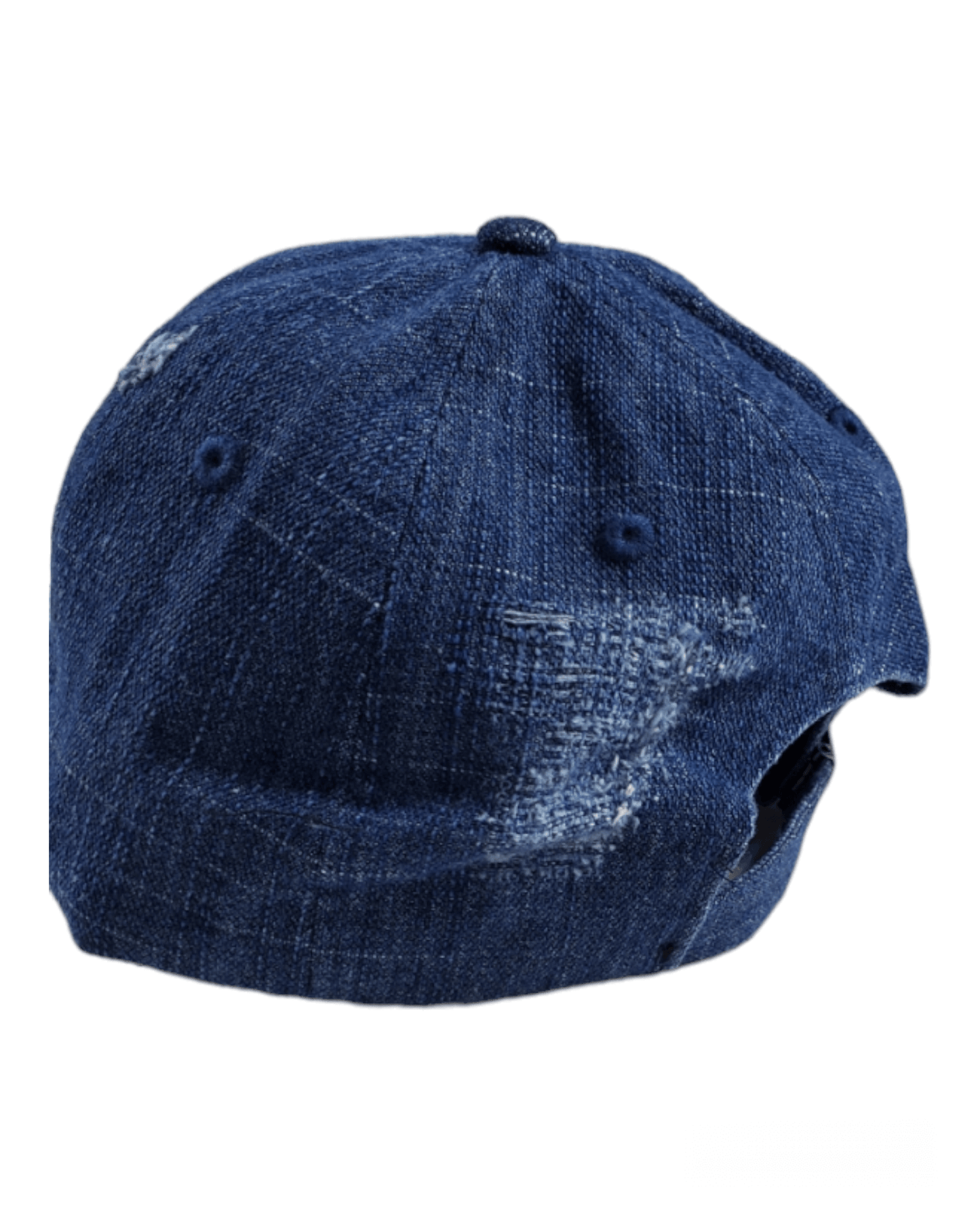 LM DISTRESSED INDIGO BLUE DENIM HAT
